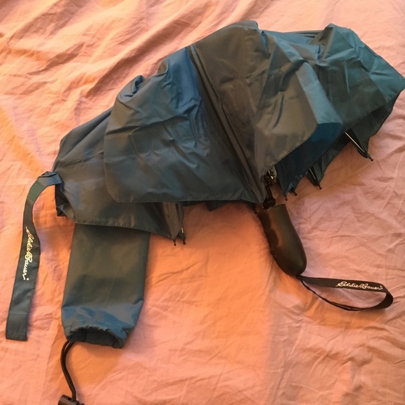 🌂EUC teal Eddie Bauer umbrella, approx 12” - Picture 3 of 6